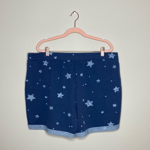 Sonoma Sleep Shorts XXL Blue With Star Pattern Drawstring - Picture 3 of 3